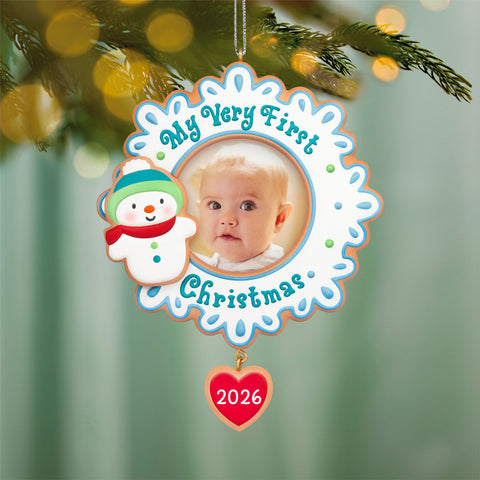 Hallmark My Very First Christmas 2026 Photo Frame Ornament Hallmark
