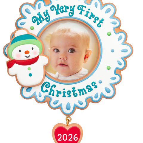 Hallmark My Very First Christmas 2026 Photo Frame Ornament Hallmark