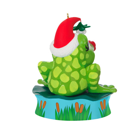 Mistle-Toad 2024 Hallmark Keepsake Ornament With Sound Hallmark Keepsake Ornament Hallmark   