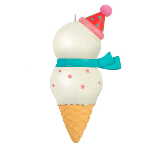 Daughter Snowman Ice Cream Cone 2024 2024 Hallmark Keepsake Ornament Hallmark Keepsake Ornament Hallmark   