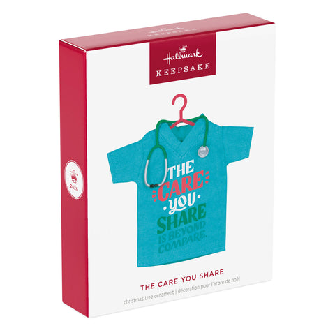 Hallmark The Care You Share Fabric Ornament Hallmark