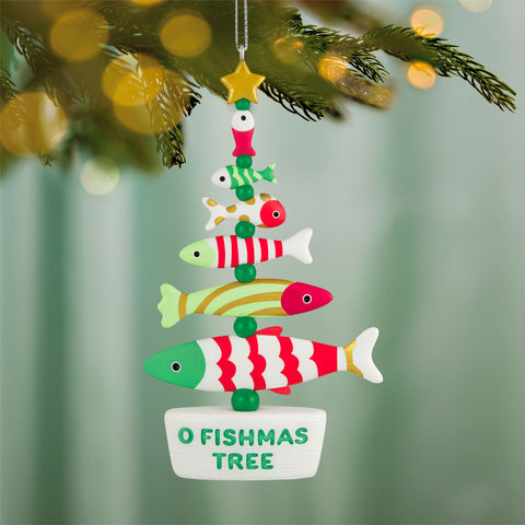 Hallmark O Fishmas Tree Ornament Hallmark