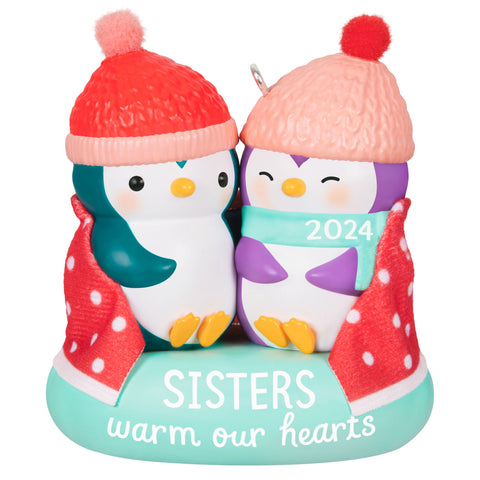 Sisters Warm Our Hearts 2024 2024 Hallmark Keepsake Ornament Hallmark Keepsake Ornament Hallmark Default Title  