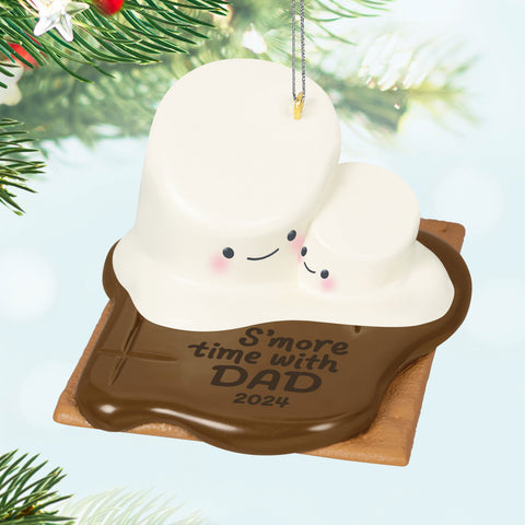 S'more Time With Dad 2024 2024 Hallmark Keepsake Ornament Hallmark Keepsake Ornament Hallmark   