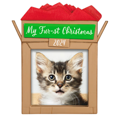 Pet's Fur-st Christmas 2024 Photo Frame 2024 Hallmark Keepsake Ornament Hallmark Keepsake Ornament Hallmark Default Title  