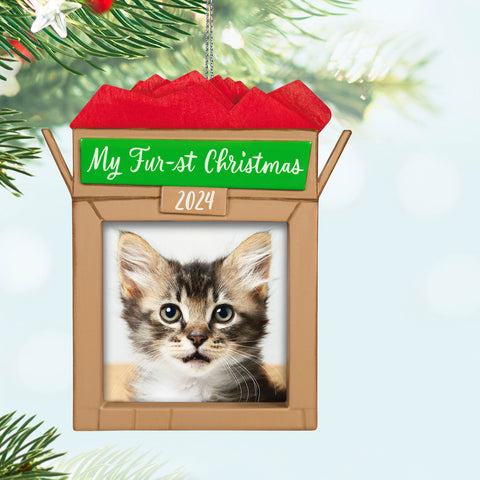 Pet's Fur-st Christmas 2024 Photo Frame 2024 Hallmark Keepsake Ornament Hallmark Keepsake Ornament Hallmark   