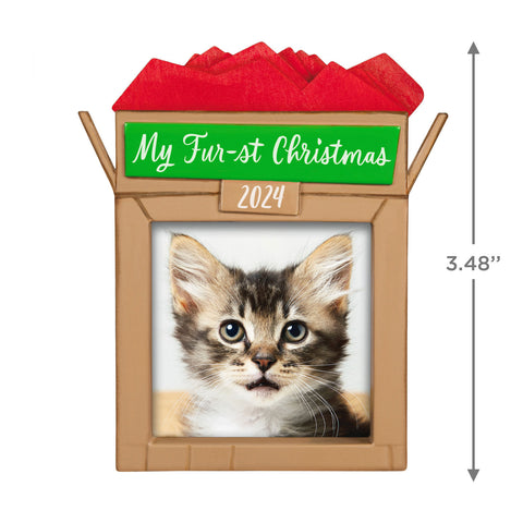 Pet's Fur-st Christmas 2024 Photo Frame 2024 Hallmark Keepsake Ornament Hallmark Keepsake Ornament Hallmark   