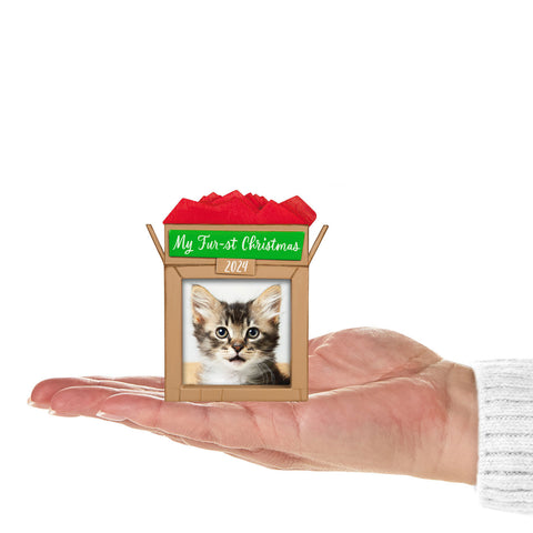 Pet's Fur-st Christmas 2024 Photo Frame 2024 Hallmark Keepsake Ornament Hallmark Keepsake Ornament Hallmark   