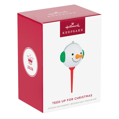 Hallmark Teed Up for Christmas Ornament Hallmark