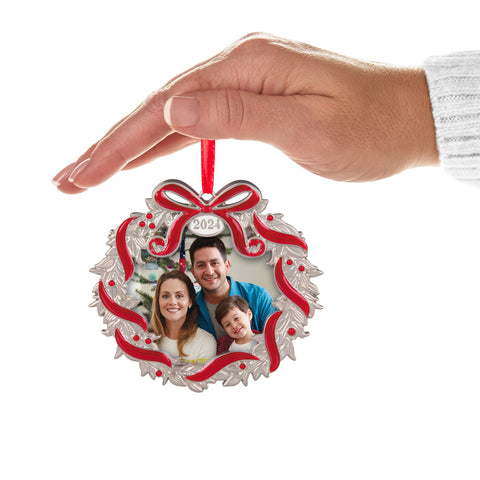 Our Family Christmas 2024 Metal Photo Frame 2024 Hallmark Keepsake Ornament Hallmark Keepsake Ornament Hallmark   