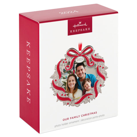 Our Family Christmas 2024 Metal Photo Frame 2024 Hallmark Keepsake Ornament Hallmark Keepsake Ornament Hallmark   