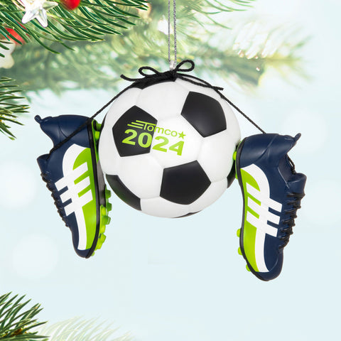 Soccer Star 2024 2024 Hallmark Keepsake Ornament Hallmark Keepsake Ornament Hallmark   