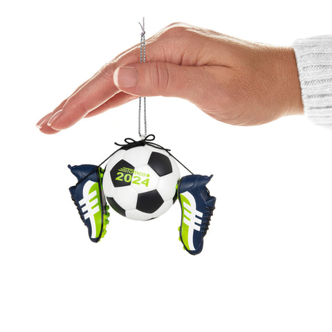 Soccer Star 2024 2024 Hallmark Keepsake Ornament Hallmark Keepsake Ornament Hallmark   