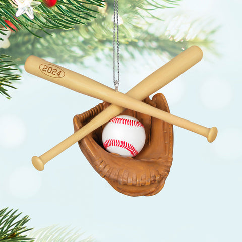 Baseball Star 2024 2024 Hallmark Keepsake Ornament Hallmark Keepsake Ornament Hallmark   