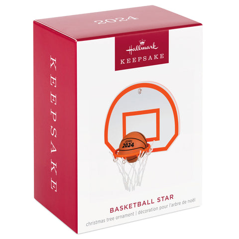 Basketball Star 2024 2024 Hallmark Keepsake Ornament Hallmark Keepsake Ornament Hallmark   