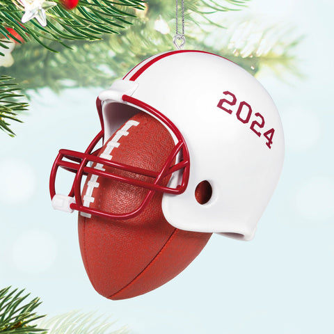 Football Star 2024 2024 Hallmark Keepsake Ornament Hallmark Keepsake Ornament Hallmark   