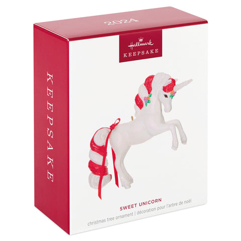 Sweet Unicorn 2024 Hallmark Keepsake Ornament Hallmark Keepsake Ornament Hallmark   