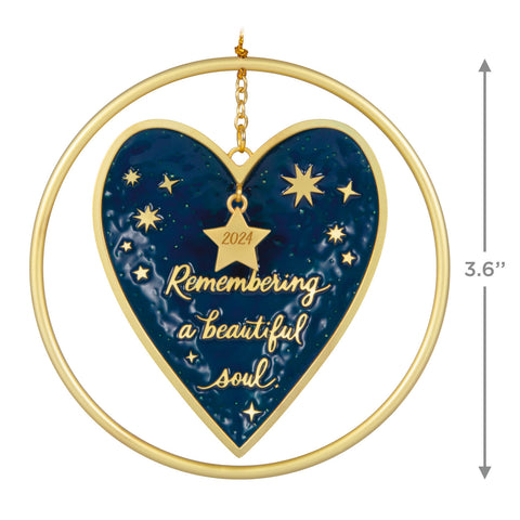 Remembering a Beautiful Soul 2024 Keepsake Ornament Hallmark Keepsake Ornament Hallmark   