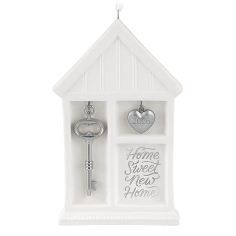 Hallmark Home Sweet New Home 2026 Porcelain and Metal Ornament Hallmark