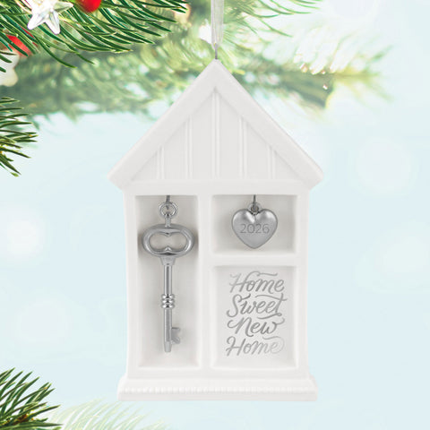 Hallmark Home Sweet New Home 2026 Porcelain and Metal Ornament Hallmark