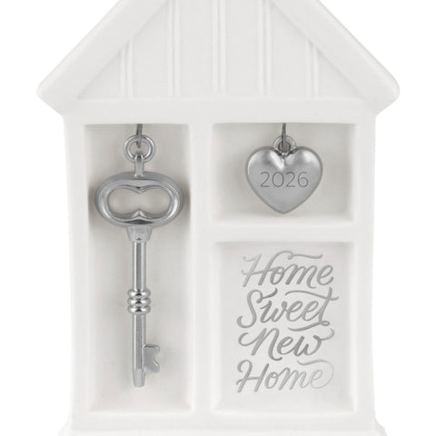 Hallmark Home Sweet New Home 2026 Porcelain and Metal Ornament Hallmark