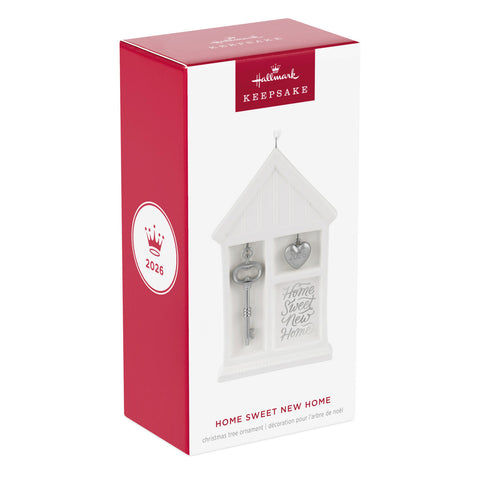 Hallmark Home Sweet New Home 2026 Porcelain and Metal Ornament Hallmark
