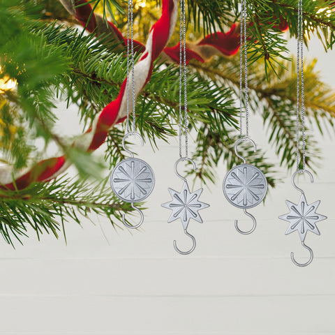 Mini Star Metal 2024 Hallmark Keepsake Ornament Hooks, Set of 4 Hallmark Keepsake Ornament Hallmark   