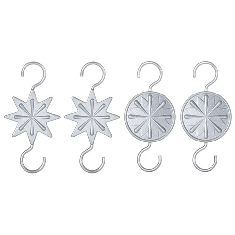 Mini Star Metal 2024 Hallmark Keepsake Ornament Hooks, Set of 4 Hallmark Keepsake Ornament Hallmark   