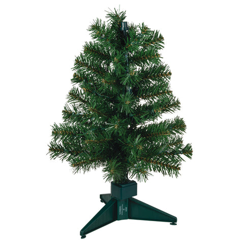 Mini ShowToppers Evergreen Christmas Tree With Light, 17" Hallmark Keepsake Ornament Hallmark