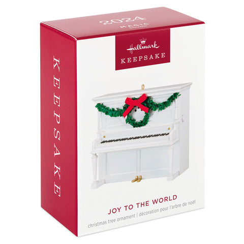 Joy to the World Piano Musical 2024 Hallmark Keepsake Ornament Hallmark Keepsake Ornament Hallmark   