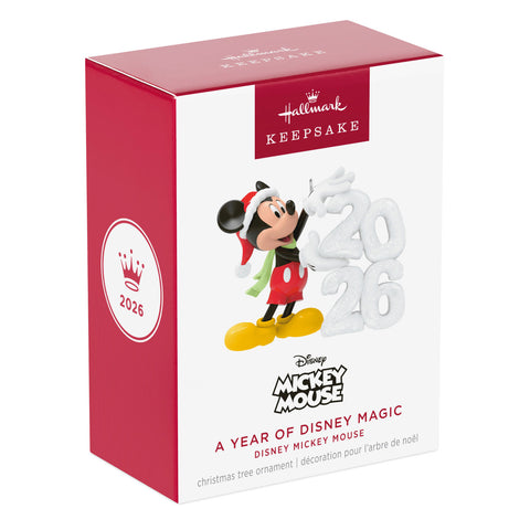 Hallmark Disney Mickey Mouse A Year of Disney Magic 2026 Ornament Hallmark