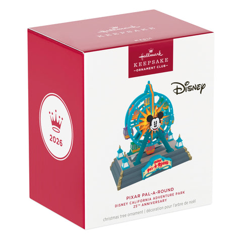 Hallmark Disney California Adventure Park 25th Anniversary Pixar Pal-A-Round Ornament With Light Hallmark