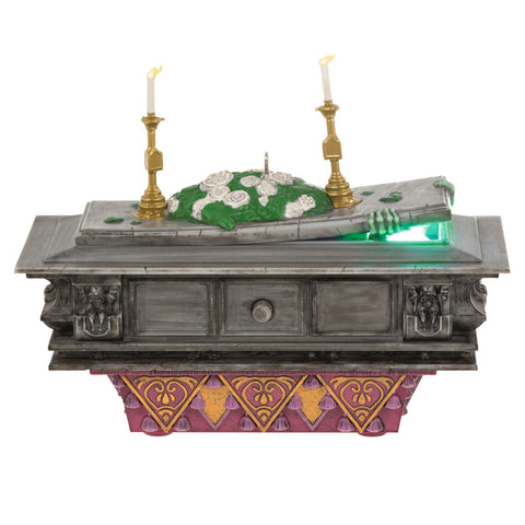 Disney The Haunted Mansion Collection The Coffin in the Conservatory 2024 Hallmark Keepsake Ornament With Light and Sound Hallmark Keepsake Ornament Hallmark Default Title  