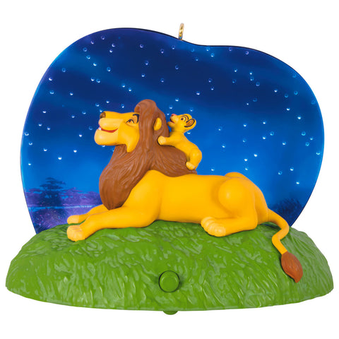 Disney The Lion King 30th Anniversary Always There to Guide You 2024 Hallmark Keepsake Ornament With Light and Sound Hallmark Keepsake Ornament Hallmark Default Title  