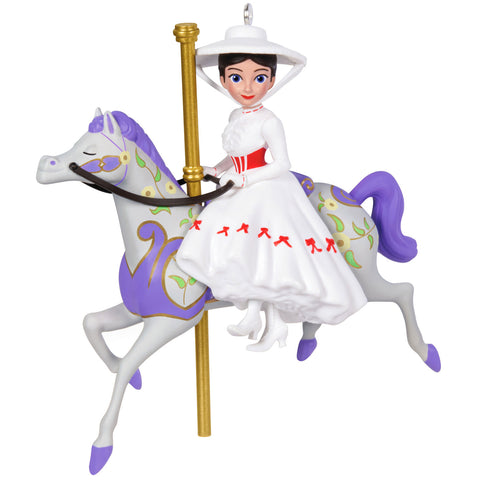 Disney Mary Poppins 60th Anniversary A Practically Perfect Carousel Ride 2024 Hallmark Keepsake Ornament Hallmark Keepsake Ornament Hallmark Default Title  