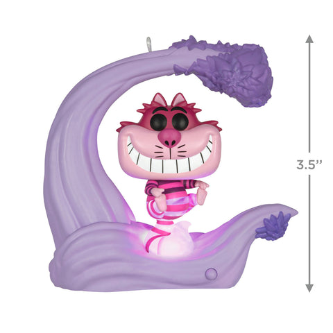 Disney Alice in Wonderland Cheshire Cat Funko POP!® 2024 Hallmark Keepsake Ornament With Light Hallmark Keepsake Ornament Hallmark   