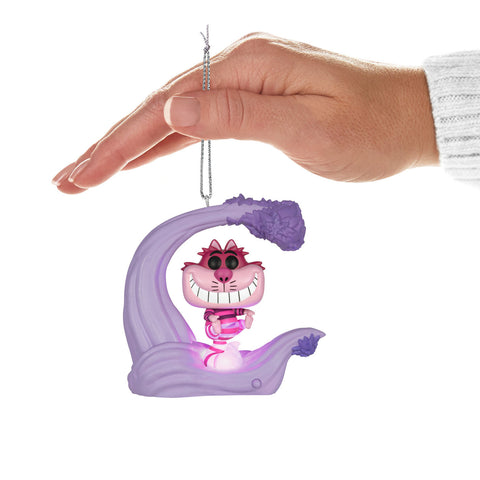 Disney Alice in Wonderland Cheshire Cat Funko POP!® 2024 Hallmark Keepsake Ornament With Light Hallmark Keepsake Ornament Hallmark   