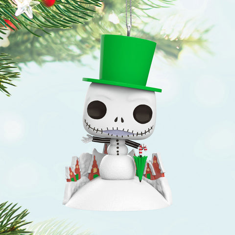 Disney Tim Burton's The Nightmare Before Christmas Jack Skellington Snowman Funko POP!® 2024 Hallmark Keepsake Ornament Hallmark Keepsake Ornament Hallmark   