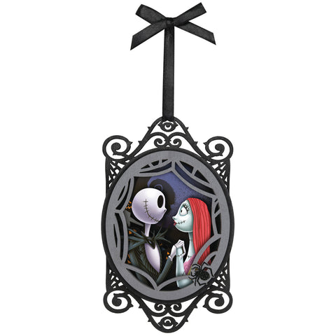 Disney Tim Burton's The Nightmare Before Christmas Jack and Sally Papercraft 2024 Hallmark Keepsake Ornament Hallmark Keepsake Ornament Hallmark Default Title  