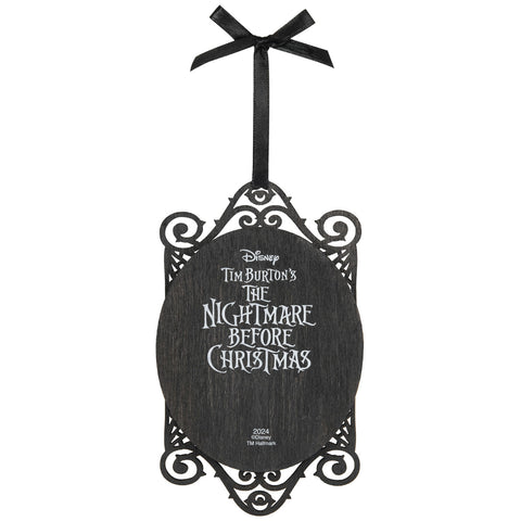 Disney Tim Burton's The Nightmare Before Christmas Jack and Sally Papercraft 2024 Hallmark Keepsake Ornament Hallmark Keepsake Ornament Hallmark   