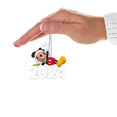 Disney Mickey Mouse A Year of Disney Magic 2024 2024 Hallmark Keepsake Ornament Hallmark Keepsake Ornament Hallmark   