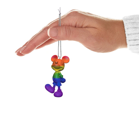 Disney Mickey Mouse Rainbow Mickey 2024 Hallmark Keepsake Ornament Hallmark Keepsake Ornament Hallmark   