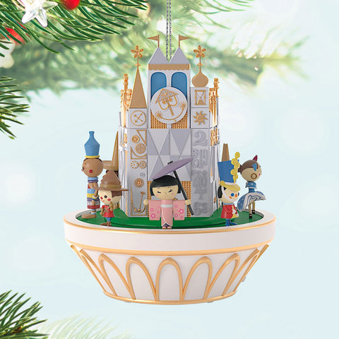 Disney It's a Small World The Happiest Cruise That Ever Sailed 2024 Hallmark Keepsake Ornament With Sound and Motion Hallmark Keepsake Ornament Hallmark   