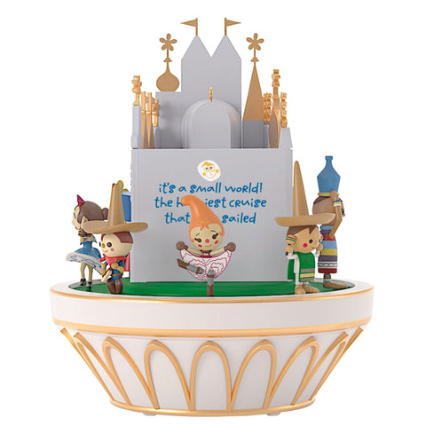 Disney It's a Small World The Happiest Cruise That Ever Sailed 2024 Hallmark Keepsake Ornament With Sound and Motion Hallmark Keepsake Ornament Hallmark   