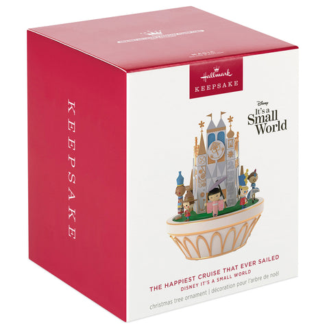 Disney It's a Small World The Happiest Cruise That Ever Sailed 2024 Hallmark Keepsake Ornament With Sound and Motion Hallmark Keepsake Ornament Hallmark   