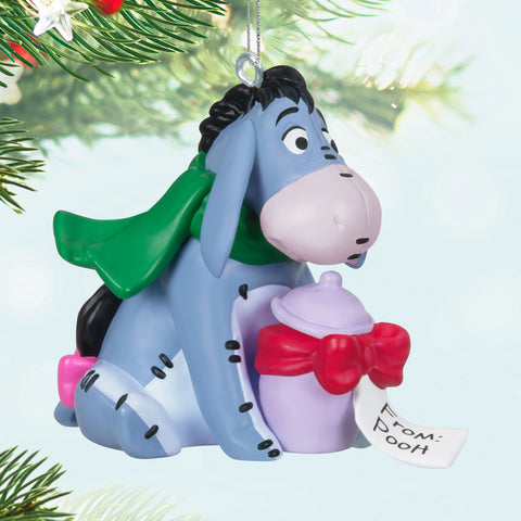 Disney Winnie the Pooh A Gift for Eeyore 2024 Hallmark Keepsake Ornament Hallmark Keepsake Ornament Hallmark   