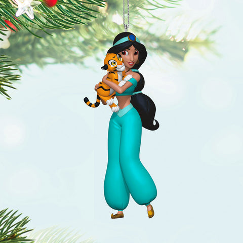 Disney Aladdin Jasmine and Rajah 2024 Hallmark Keepsake Ornament Hallmark Keepsake Ornament Hallmark   