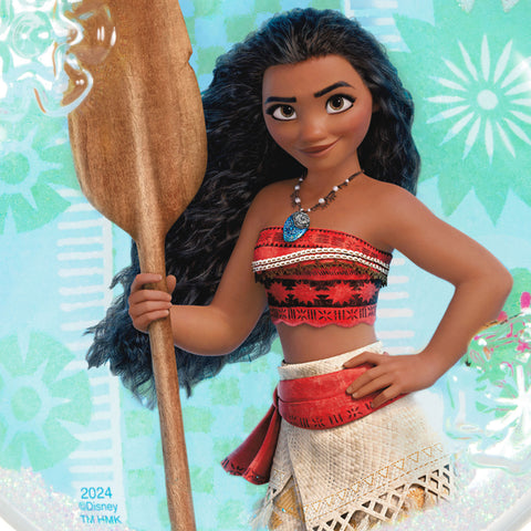 Disney Moana of Motunui Glass 2024 Hallmark Keepsake Ornament Hallmark Keepsake Ornament Hallmark   