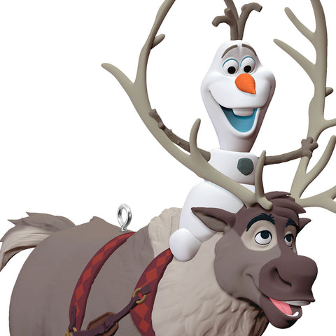 Disney Frozen Olaf and Sven 2024 Hallmark Keepsake Ornament Hallmark Keepsake Ornament Hallmark   