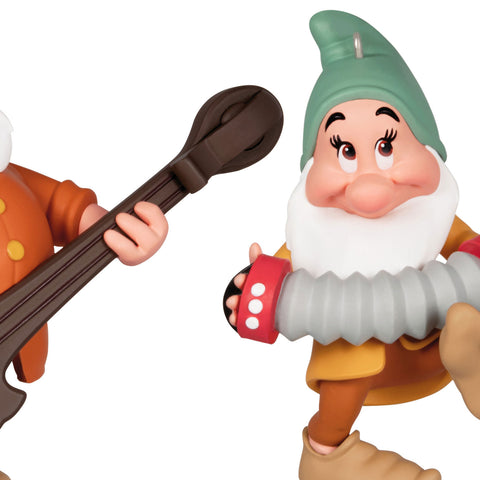 Disney Snow White and the Seven Dwarfs Bashful and Doc 2024 Hallmark Keepsake Ornaments, Set of 2 Hallmark Keepsake Ornament Hallmark   